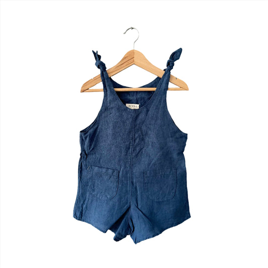 Mabo / Linen 100% dungarees / 2-3Y