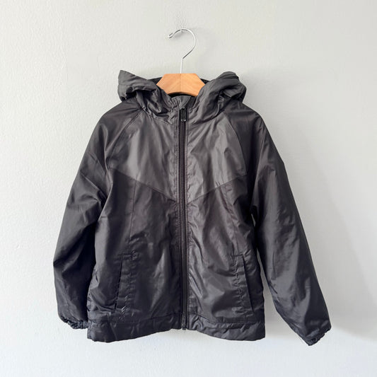 Nike / Black fleece lined jacket / 4-5Y