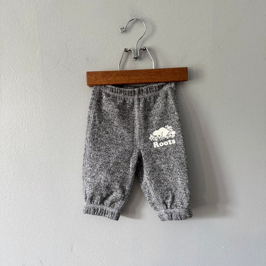 Roots / Salt and pepper sweatpants / 3-6M