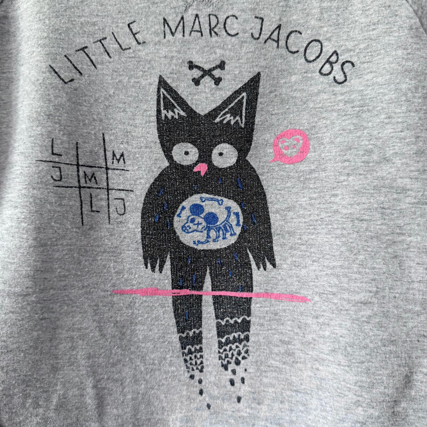 Little Marc Jacobs / Light grey long sleeve top / 5Y