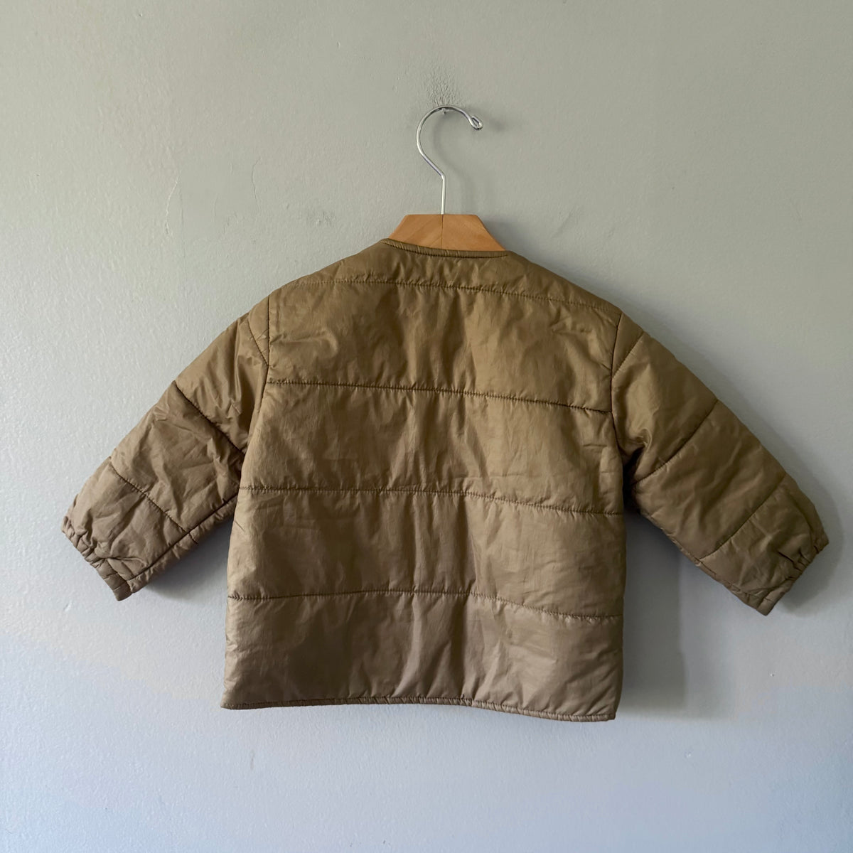 Muji / Brown padded jacket / 90(18-24M)