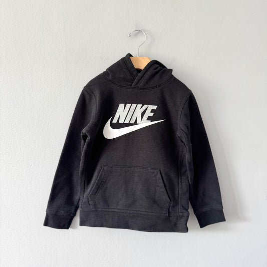 Nike / Black logo hoodie / 6-7Y