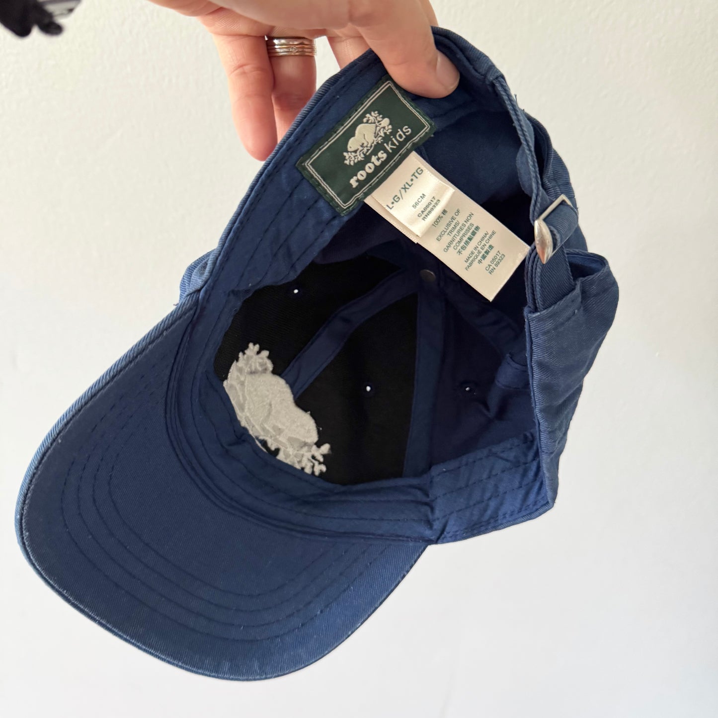 Roots / Navy cap / 56cm L(4-6Y)