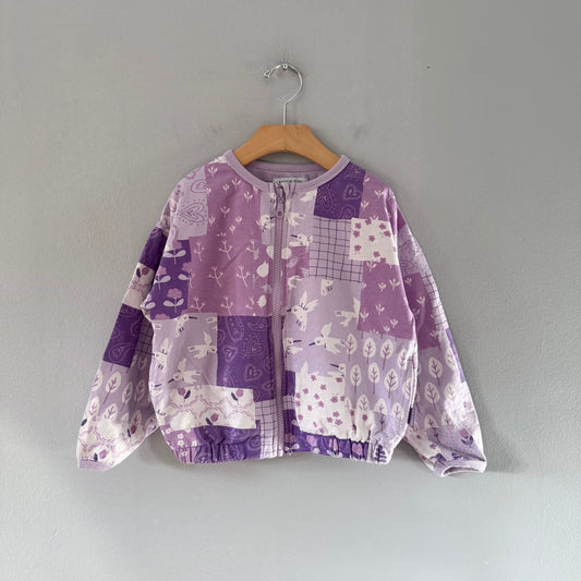 Souris mini / Purple crew zip up / 5Y