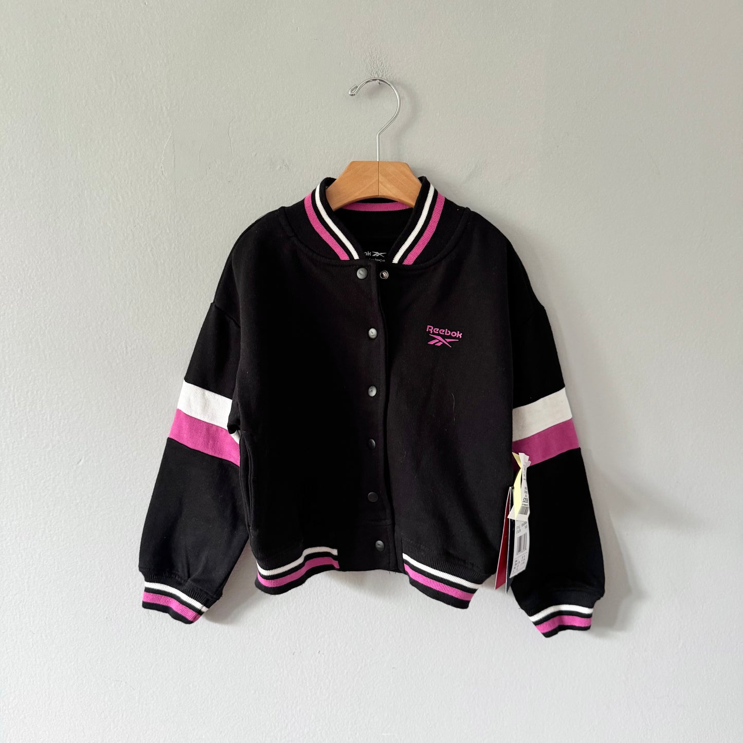 Reebok / Black crew jacket / 4-5Y - New with tag