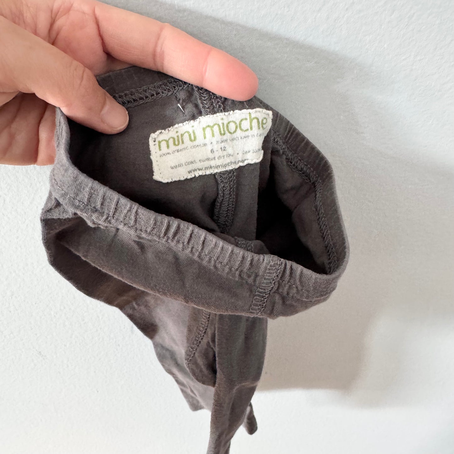 Mini mioche / Dark grey leggings / 6-12M