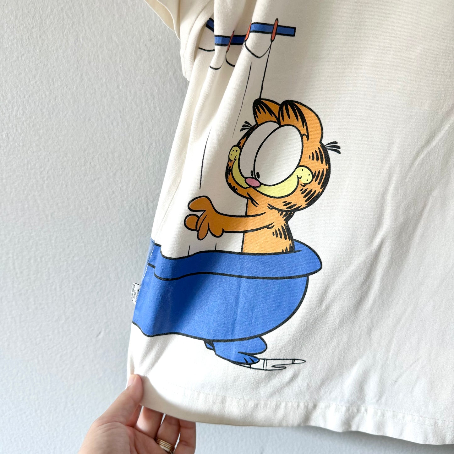 Vintage Garfield / White T-shirt / 12Y