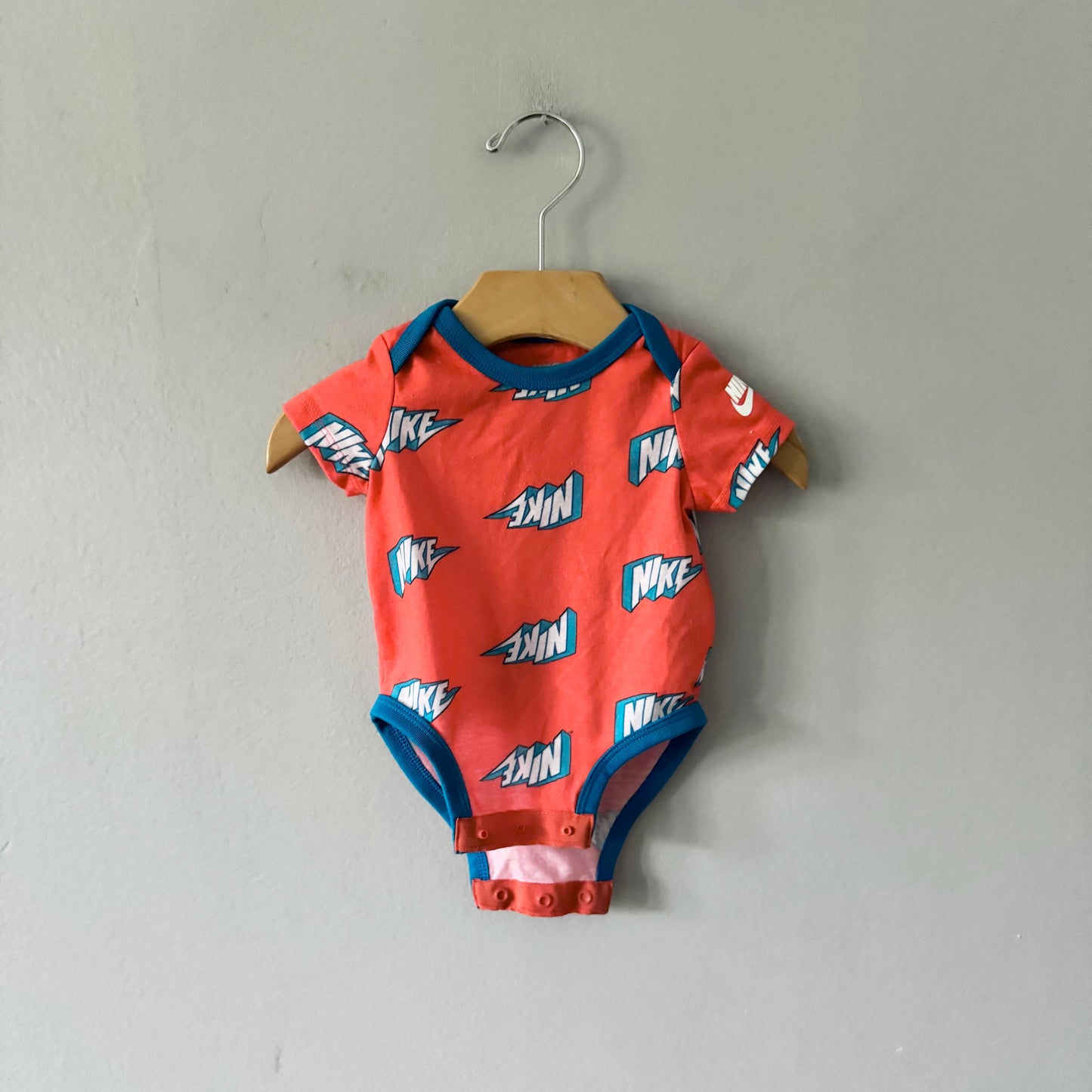 Nike / Neon orange x blue onesie / 3M