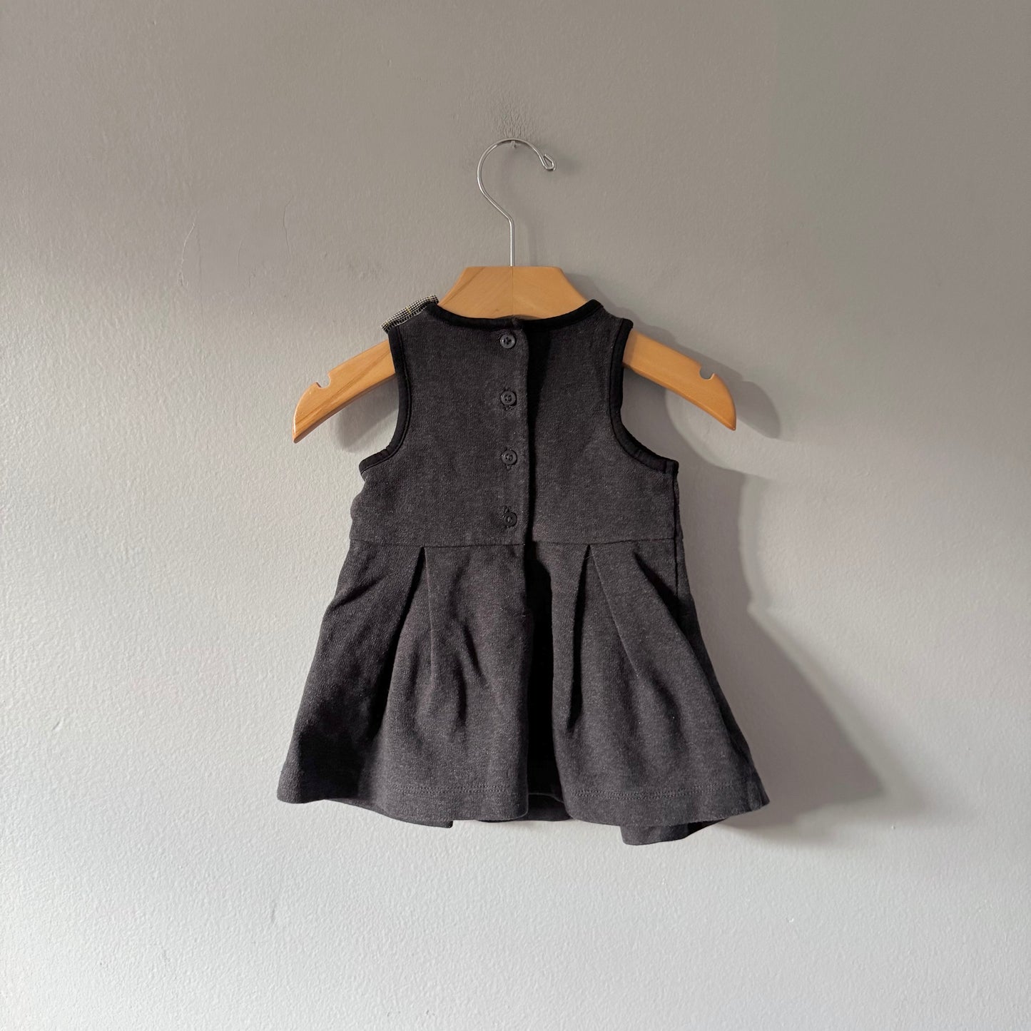 Janie & Jack / Dark grey tank dress / 6-12M