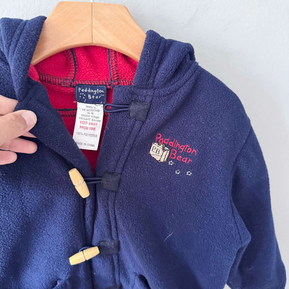 Paddington / Fleece duffle coat / 18M