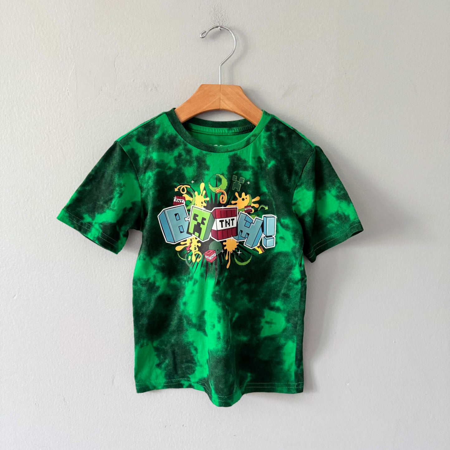 Minecraft / Green T-shirt / 4-5Y