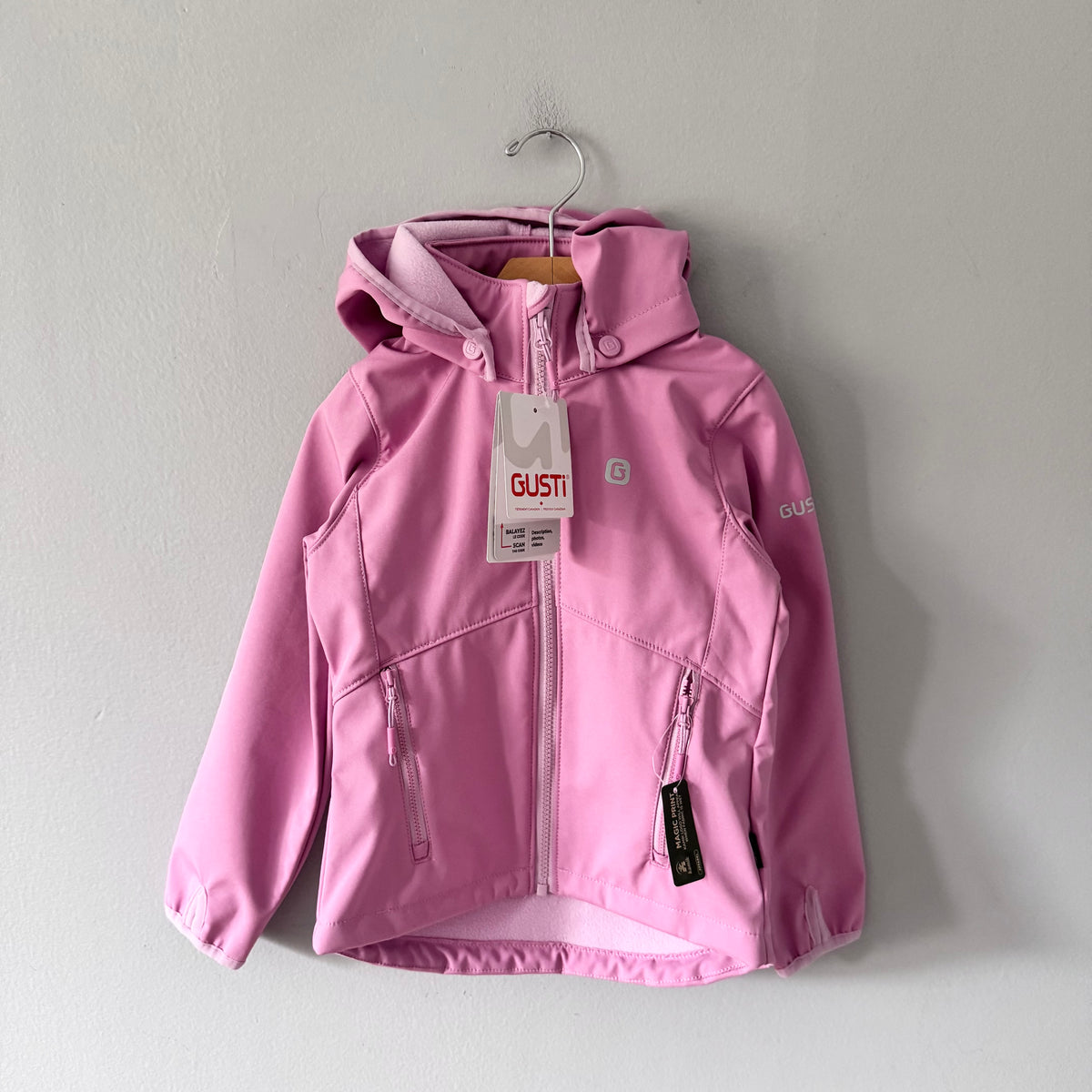 Gusti / Pink fleece lined jacket / 5T - New with tag