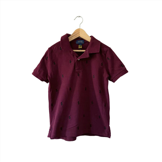 Polo Ralph Lauren / Burgundy polo shirt / 6Y