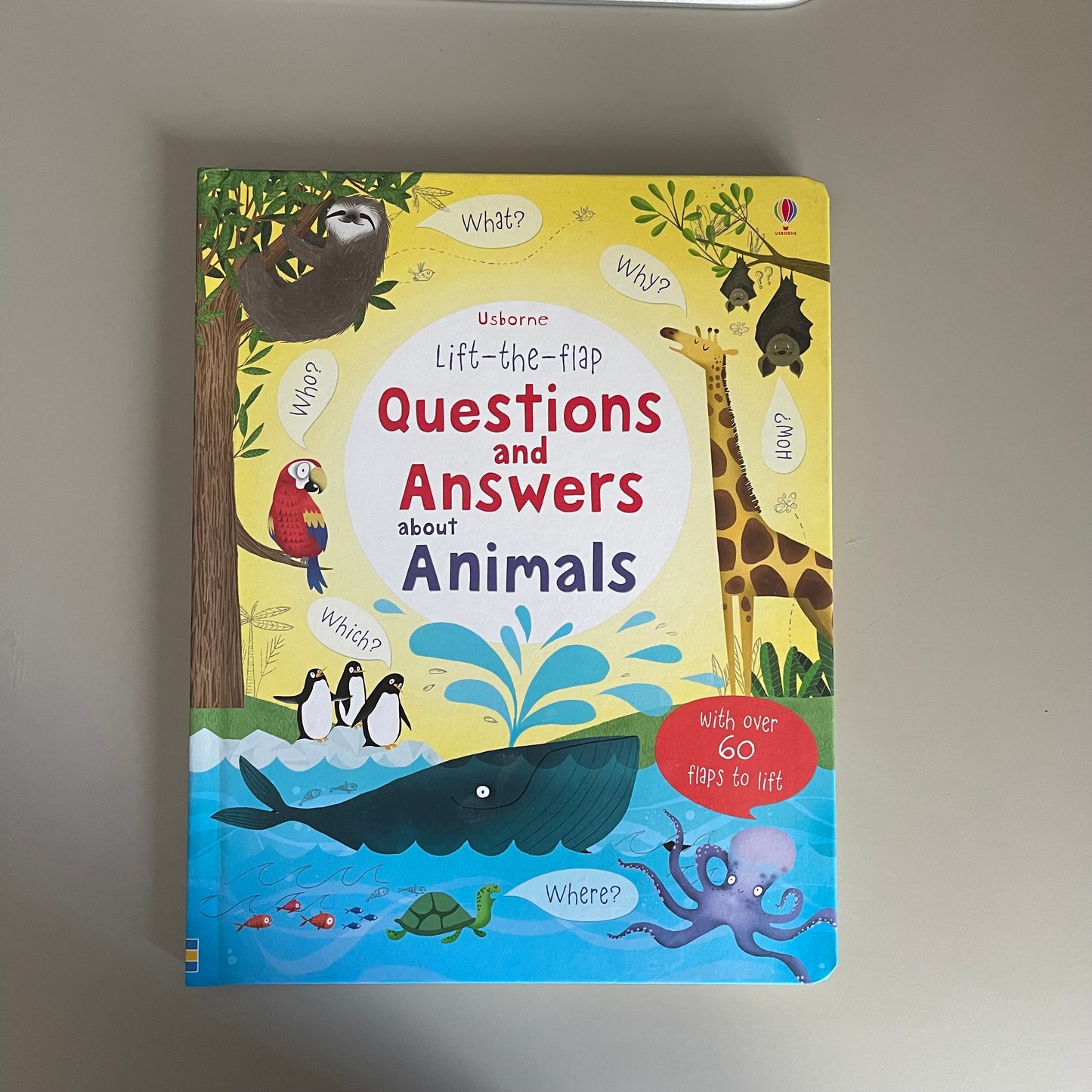 [Brand New] Usborne Lift-the-flap: Questions and Answers - about Animals