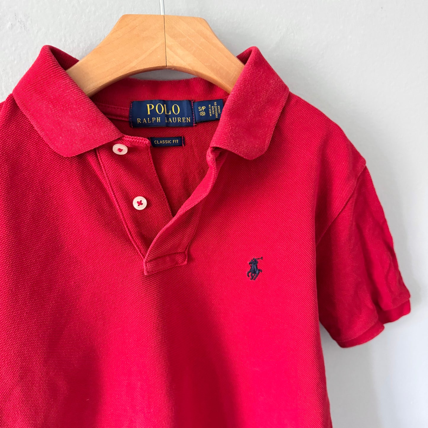Polo Ralph Lauren / Polo rouge / 8 ans