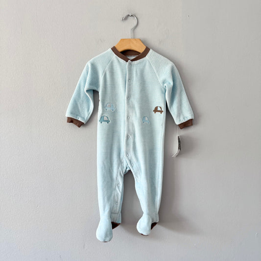 Petit Lem / Velour stripe romper / 9M - New with tag