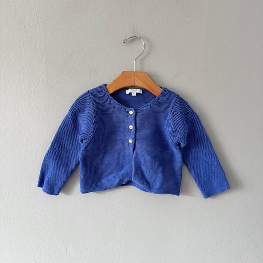 Jacadi / Gilet en coton bleu / 18M