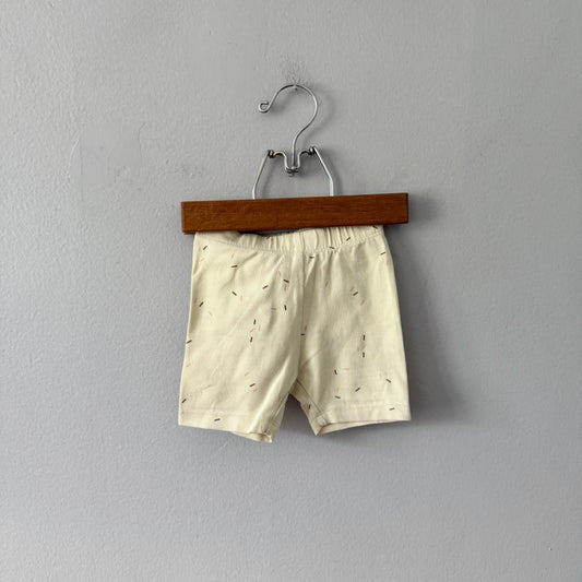 Miles the label / White x sprinkle biker shorts / 18M