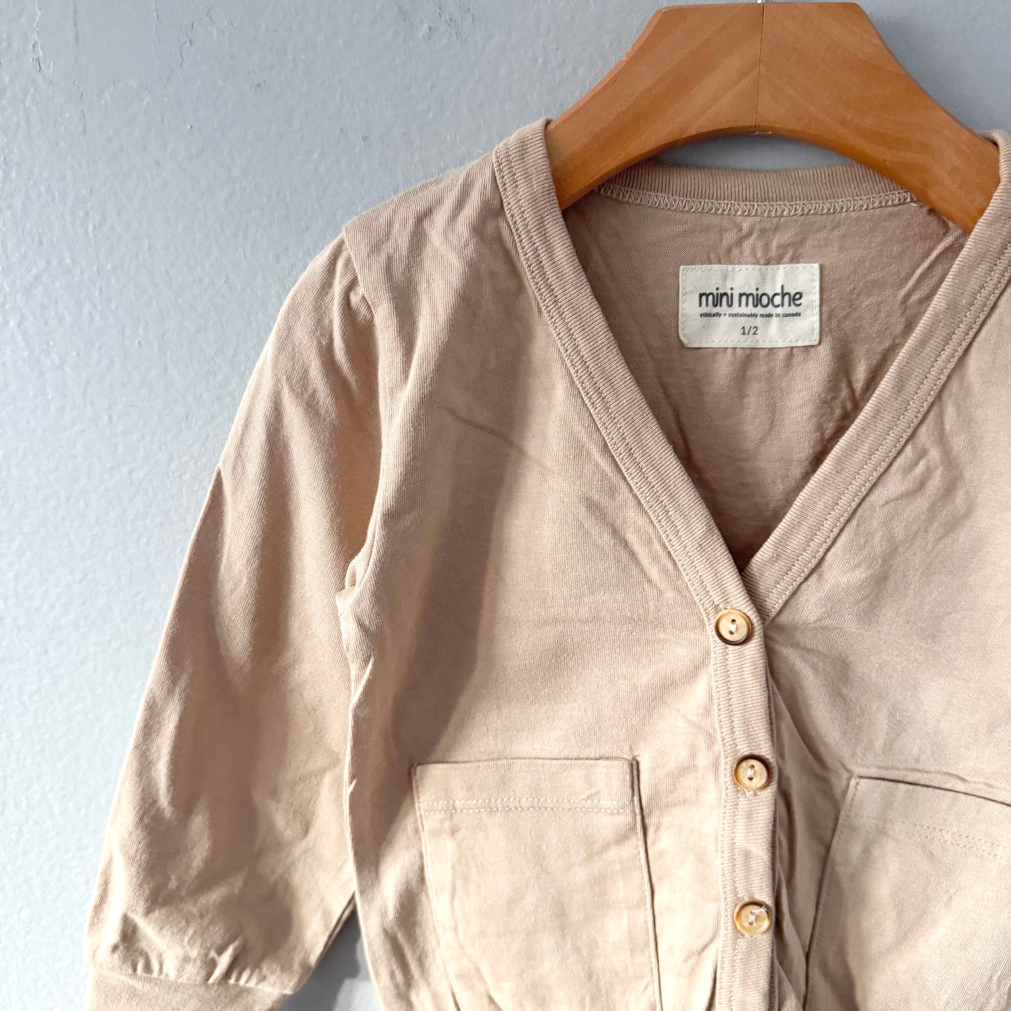 Mini mioche / Beige cardigan / 1-2Y