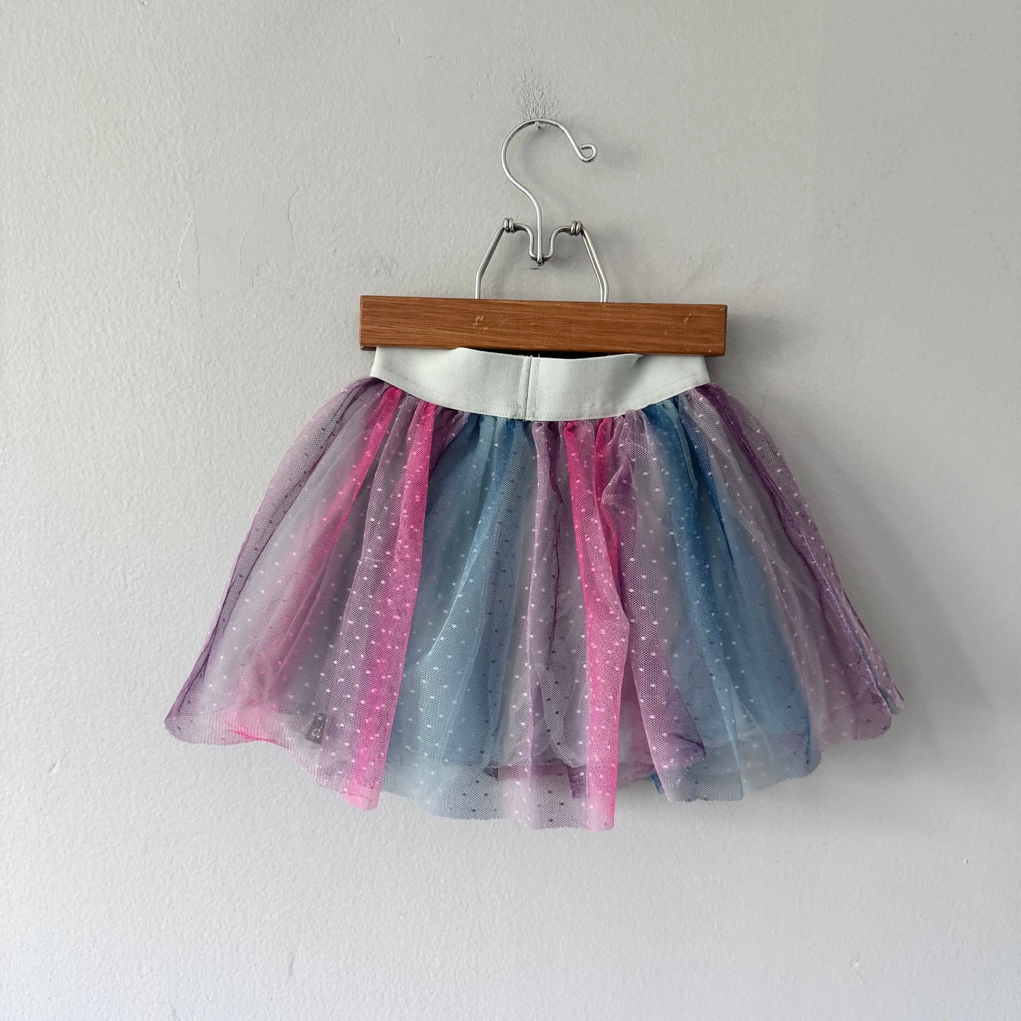 Deux par deux / Pink blue tutu skirt / 3T
