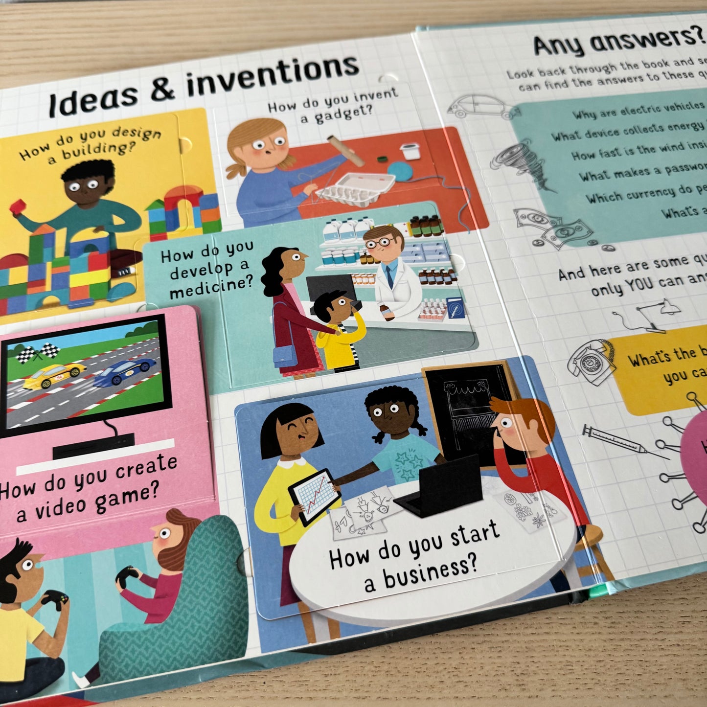 Usborne Lift-the-flap - Questions and Answers How does it work?
