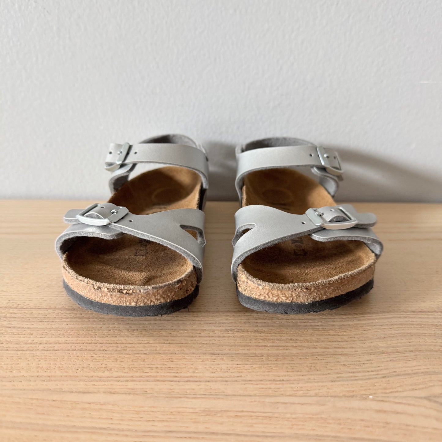 Birkenstock / Silver sandals / 28(US11-11.5)