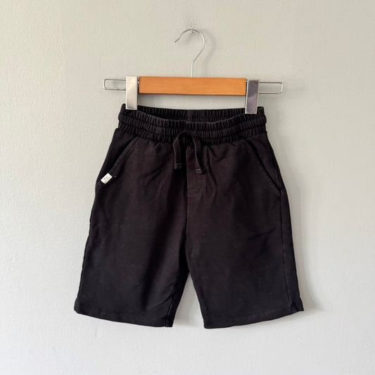 Miles the label / Black crew shorts / 8Y