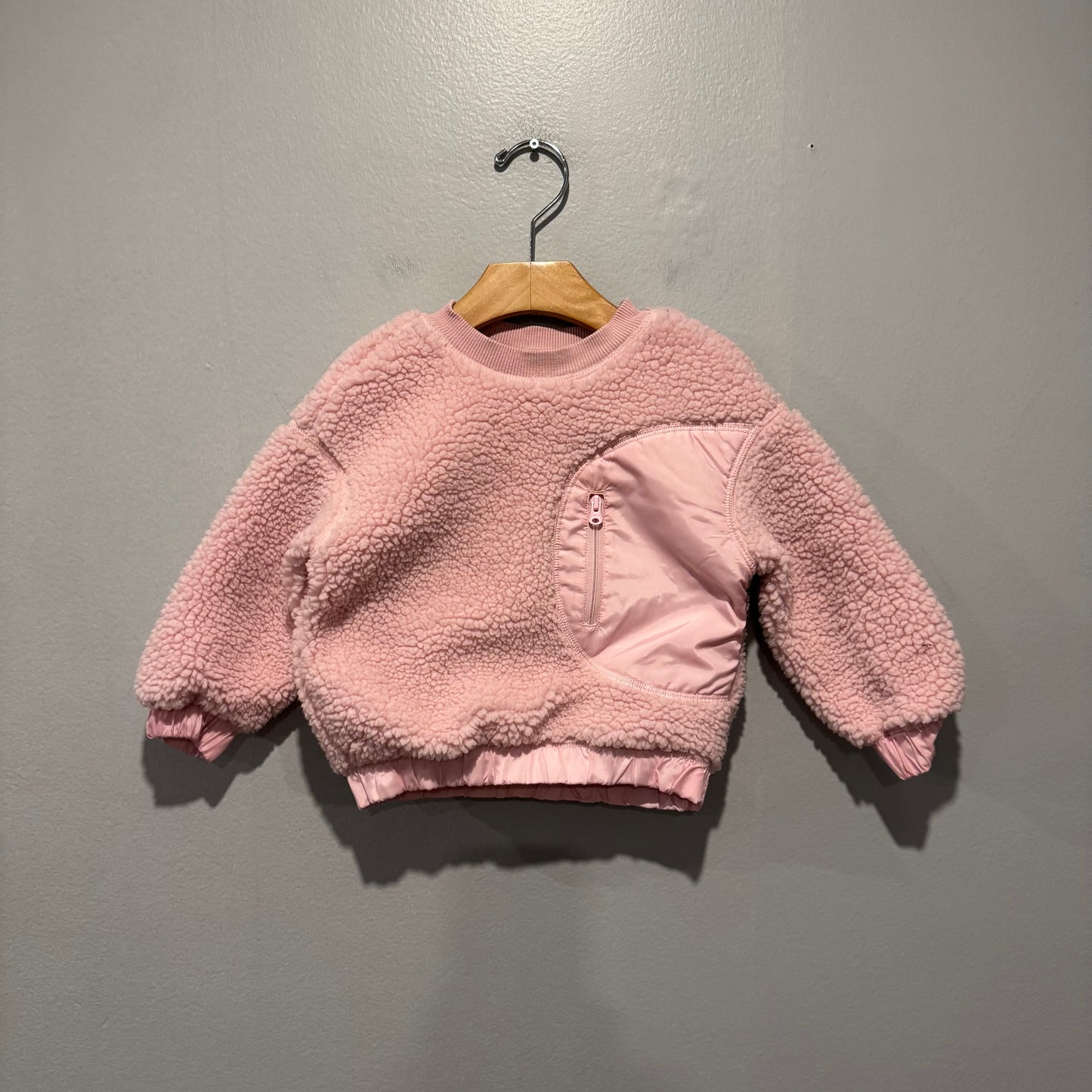 Hanna Andersson	/ Pink sherpa pullover / 2T