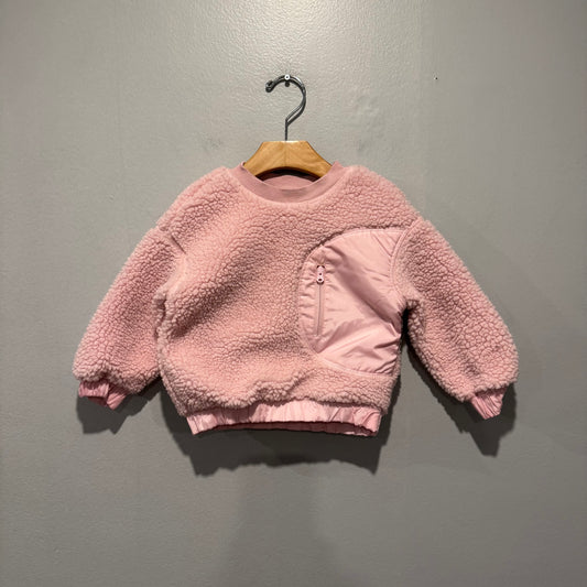 Hanna Andersson	/ Pink sherpa pullover / 2T