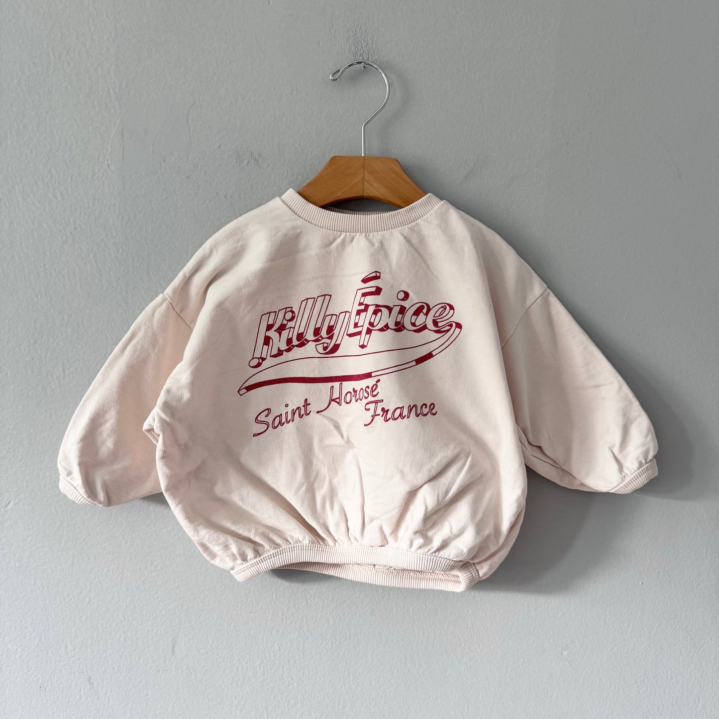 Boomboom Kids / Ivory crew top / 2-3Y