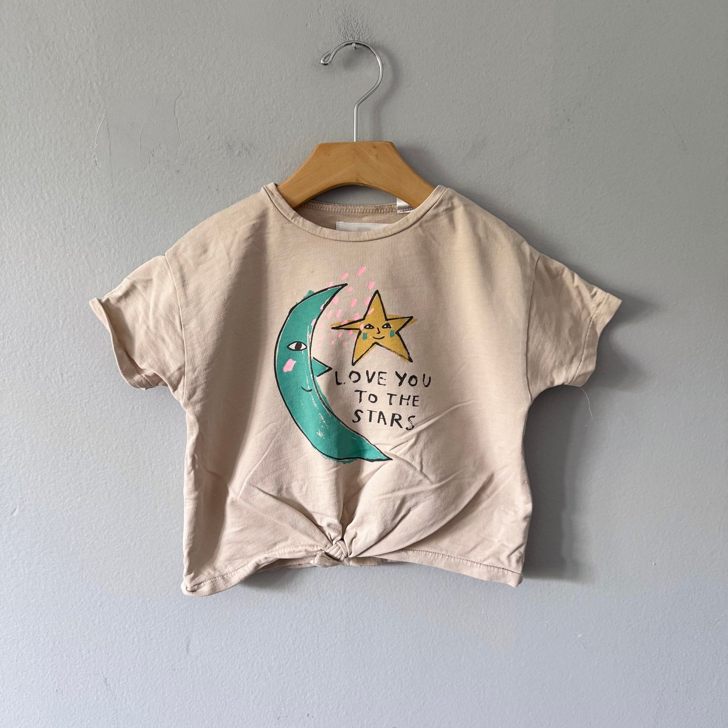 Zara / Love you to the stars top / 2Y