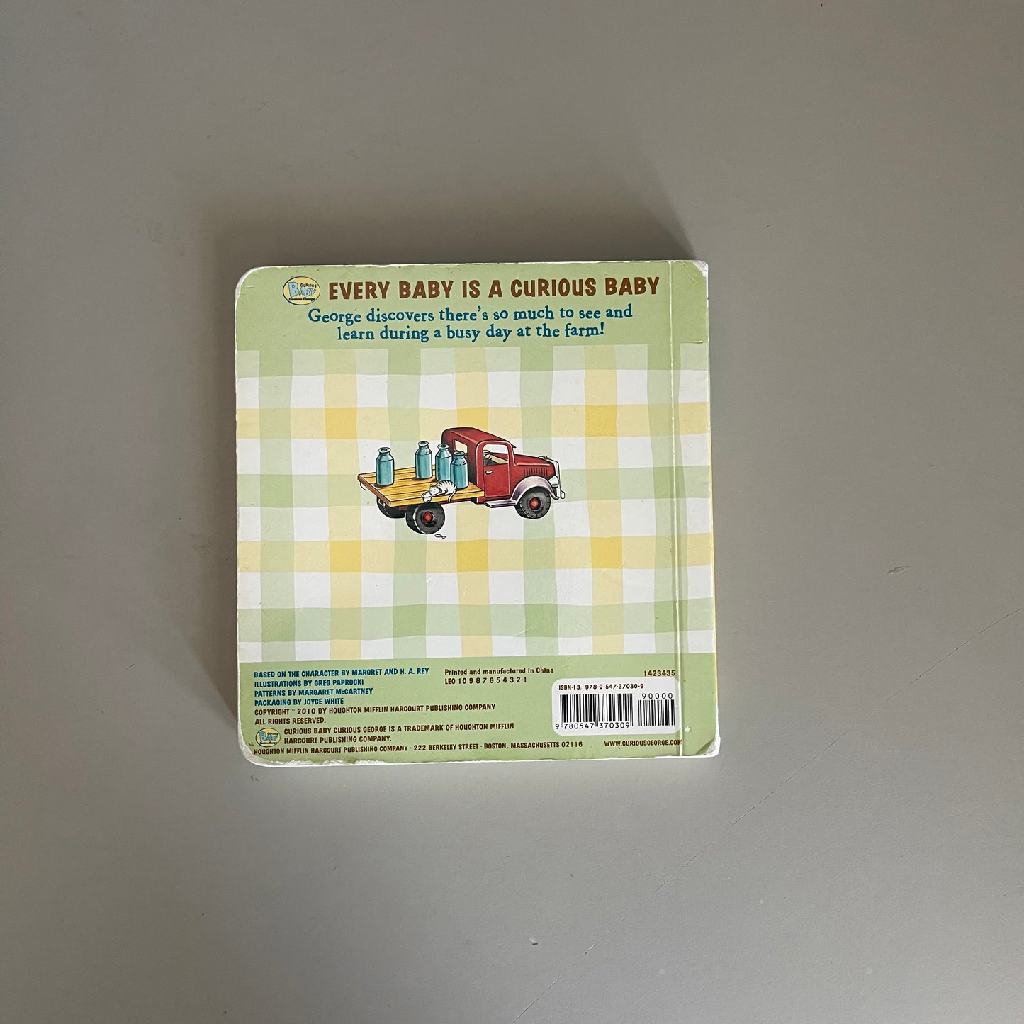 Curious Baby Curious George - My First Words At The Farm