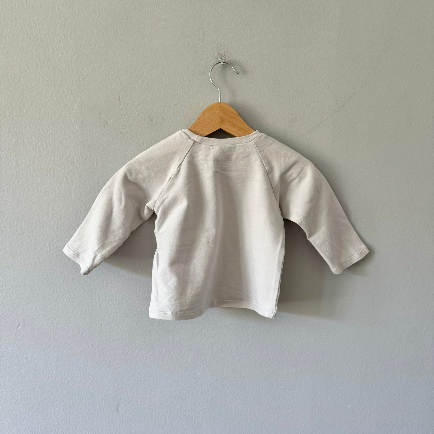 Ollie Jones / Light grey long sleeve T-shirt / 6-12M