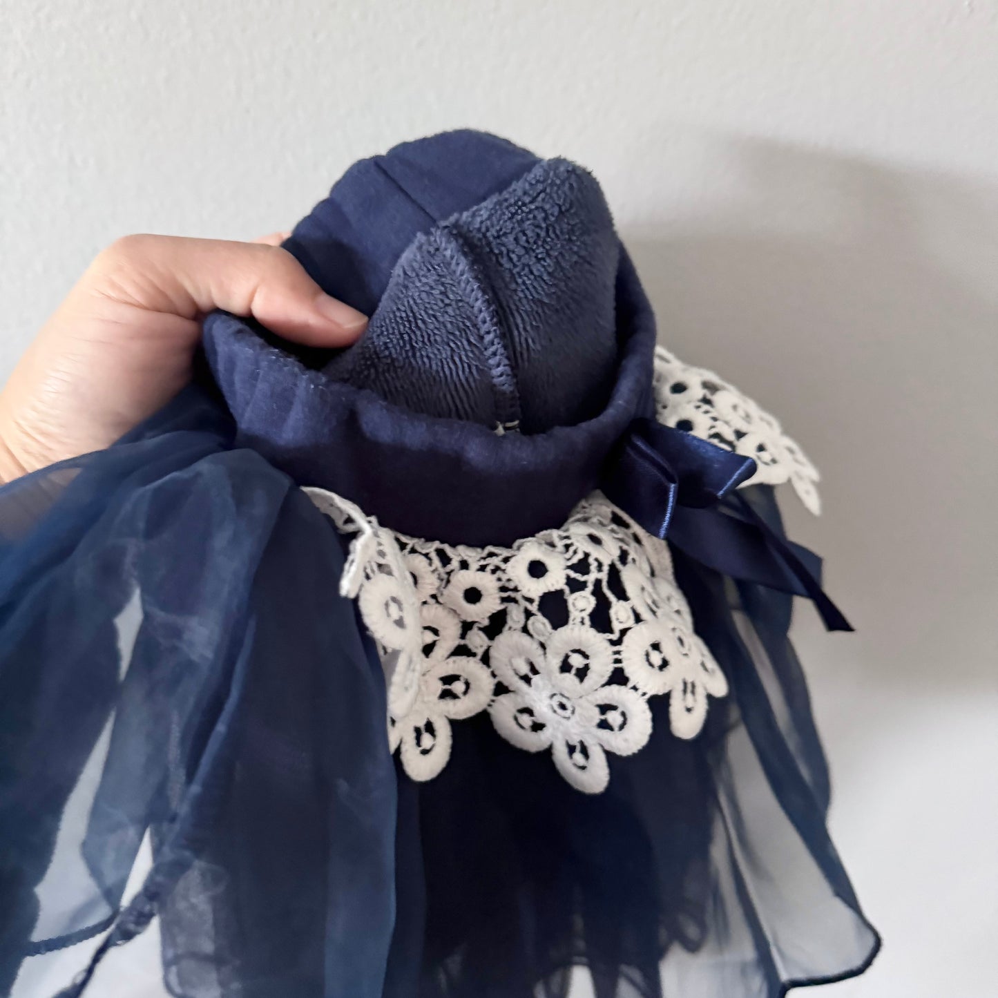 No brand / Navy lined leggings with tutu / 18-24M