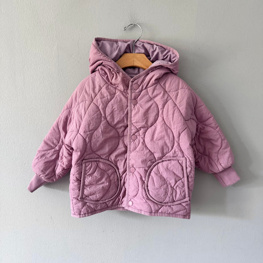 Zara / Pink padded jacket / 3Y