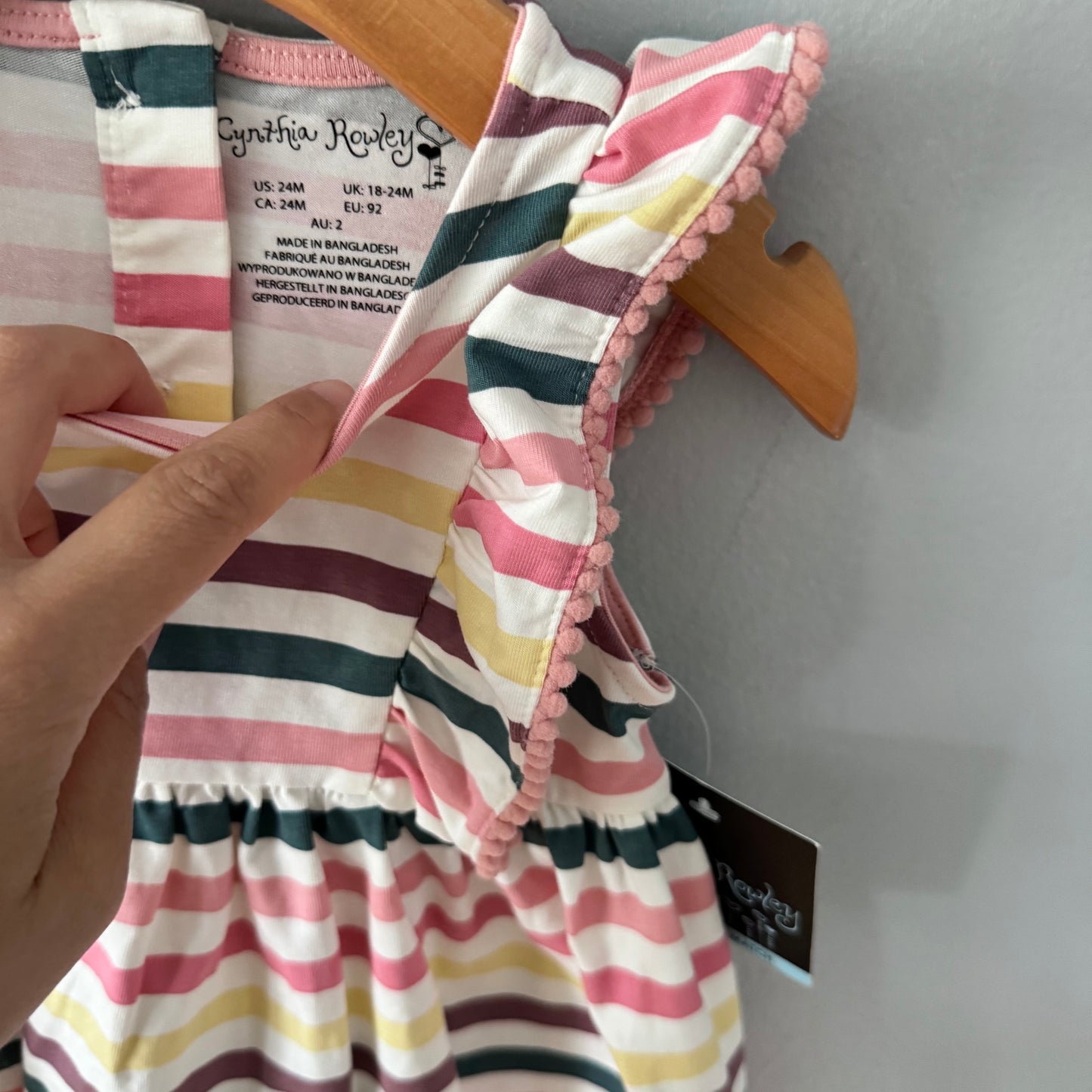 Cynthia Rowley / Stripe dress / 24M - New with tag