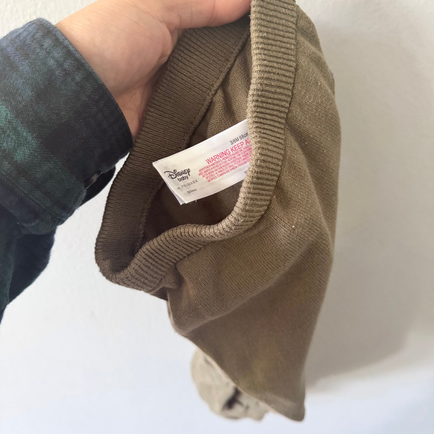 Gap / Brown Mickey knit set / 3-6M