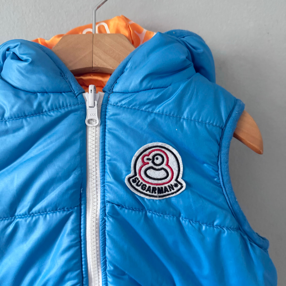 Sugarman / Blue puffer vest / 1Y