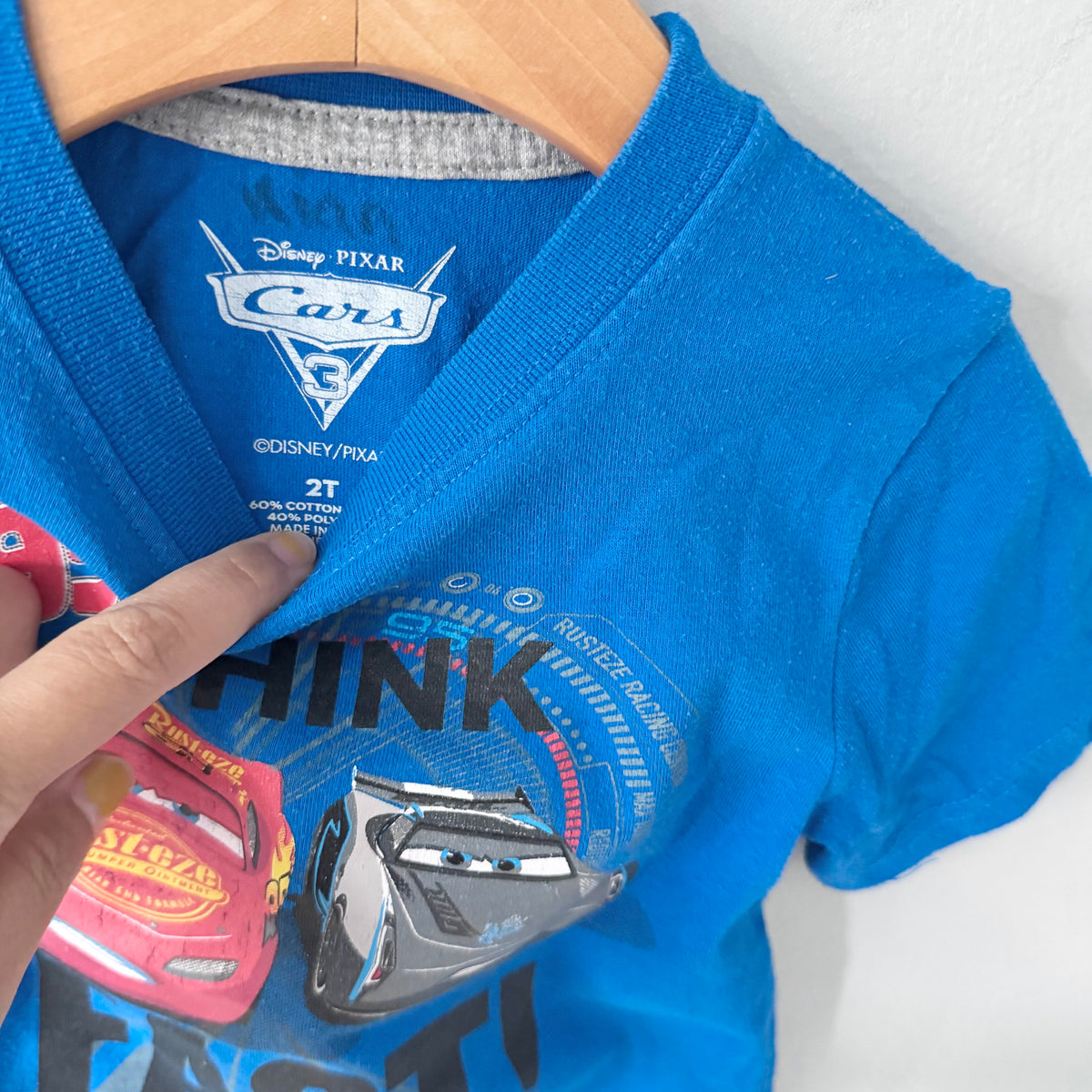 Cars / Blue T-shirt / 2T