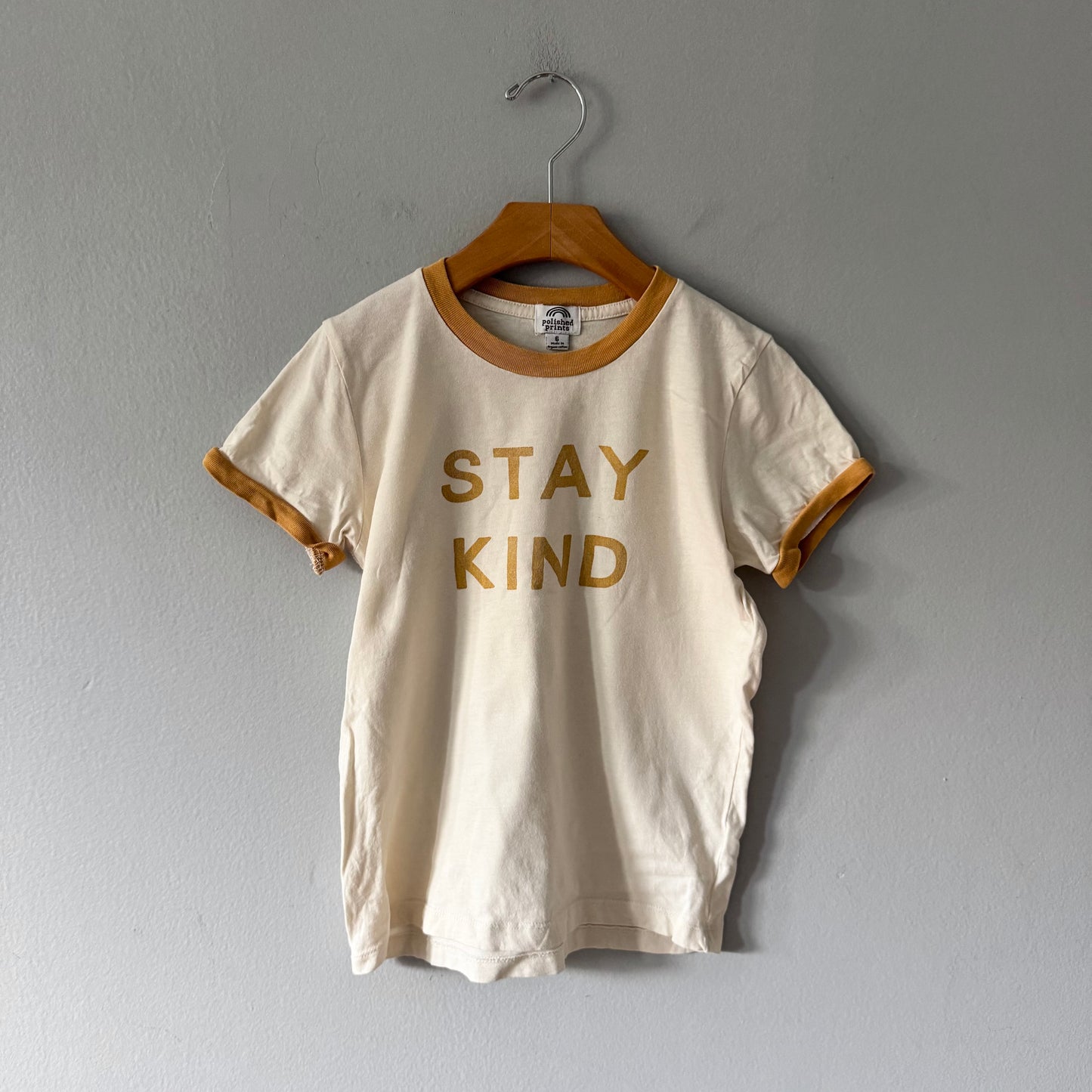 Polished Prints / Stay Kind T-shirt / 6Y