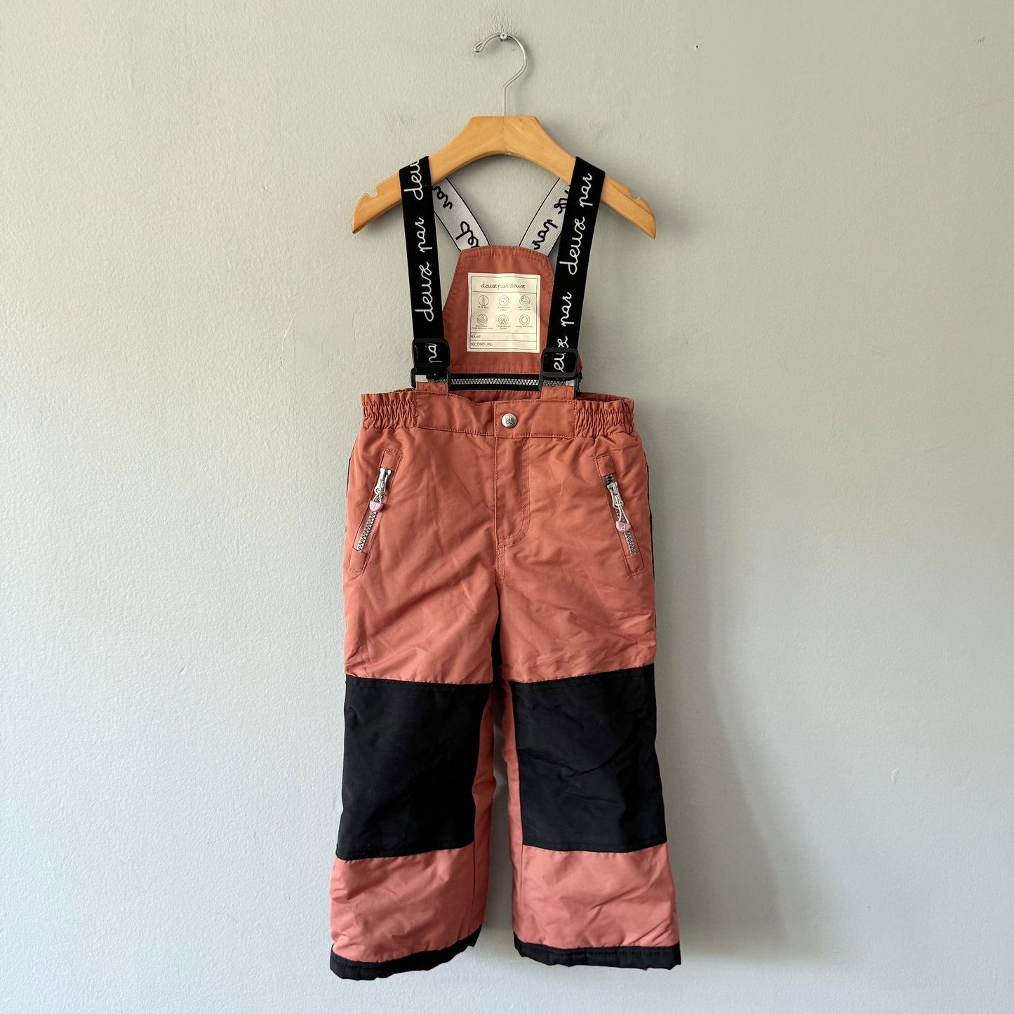 Deux par Deux / Brown snow pants / 3Y