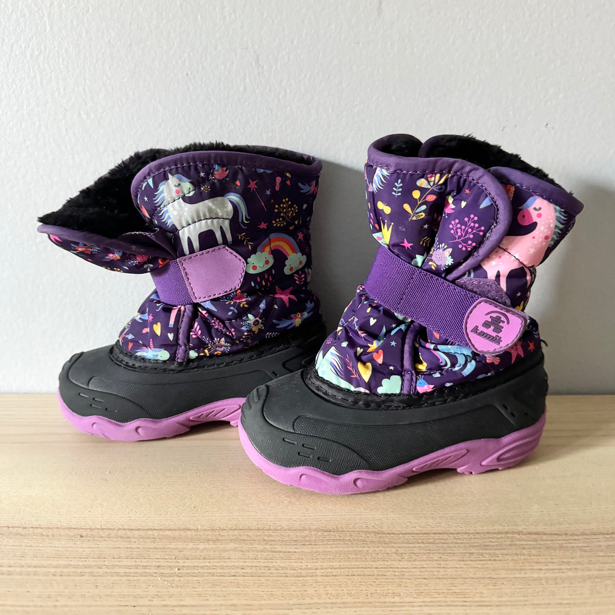 Kamik / Snow boots - Purple x unicorn / US10