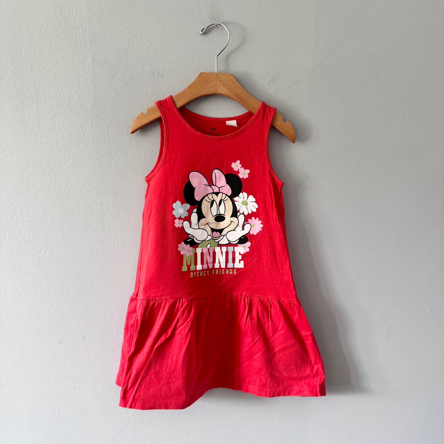 H&M / Minnie x orange tank dress / 4-6Y