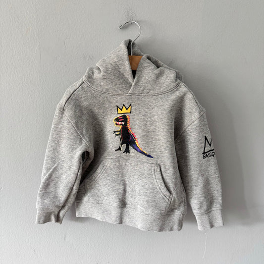 Gap / Light grey Basquiat hoodie / 3Y