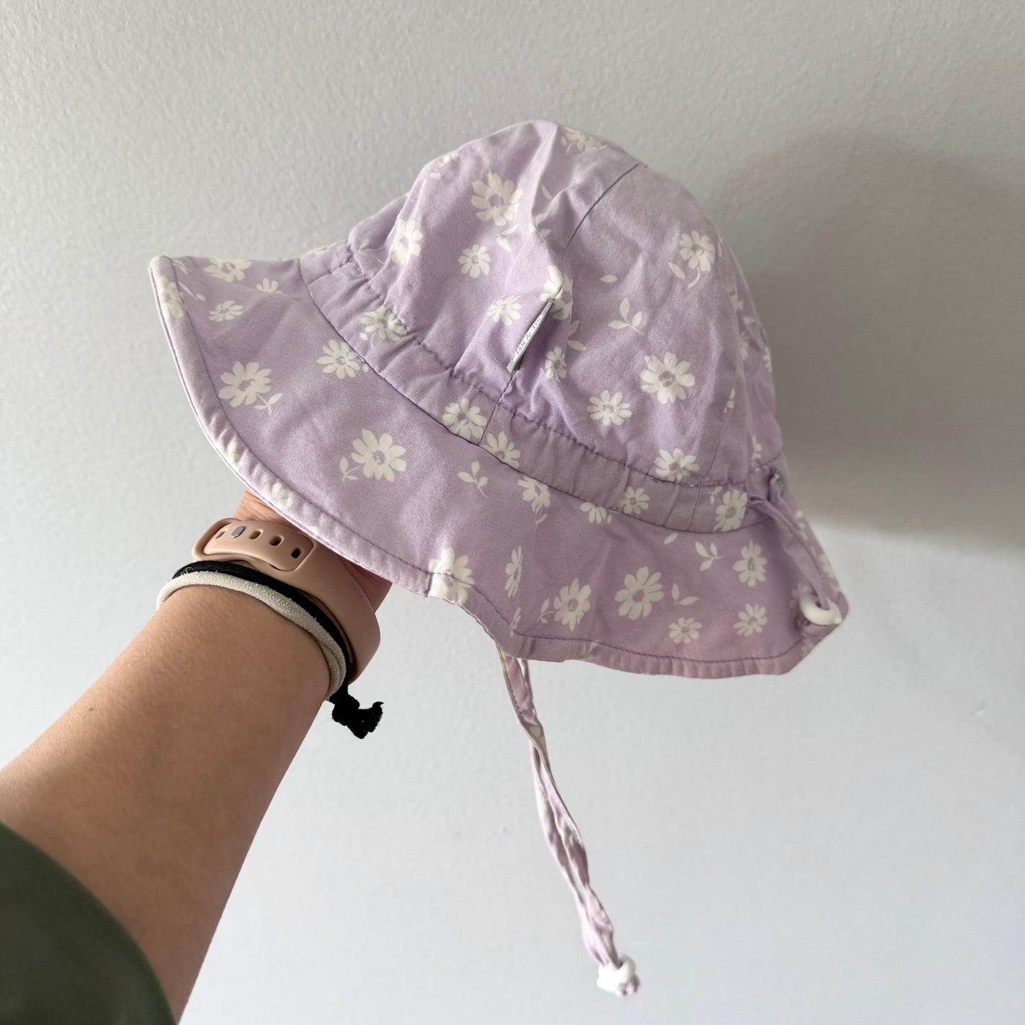 Jan & Jul / Lavender x flower sun hat / M(6-24M)