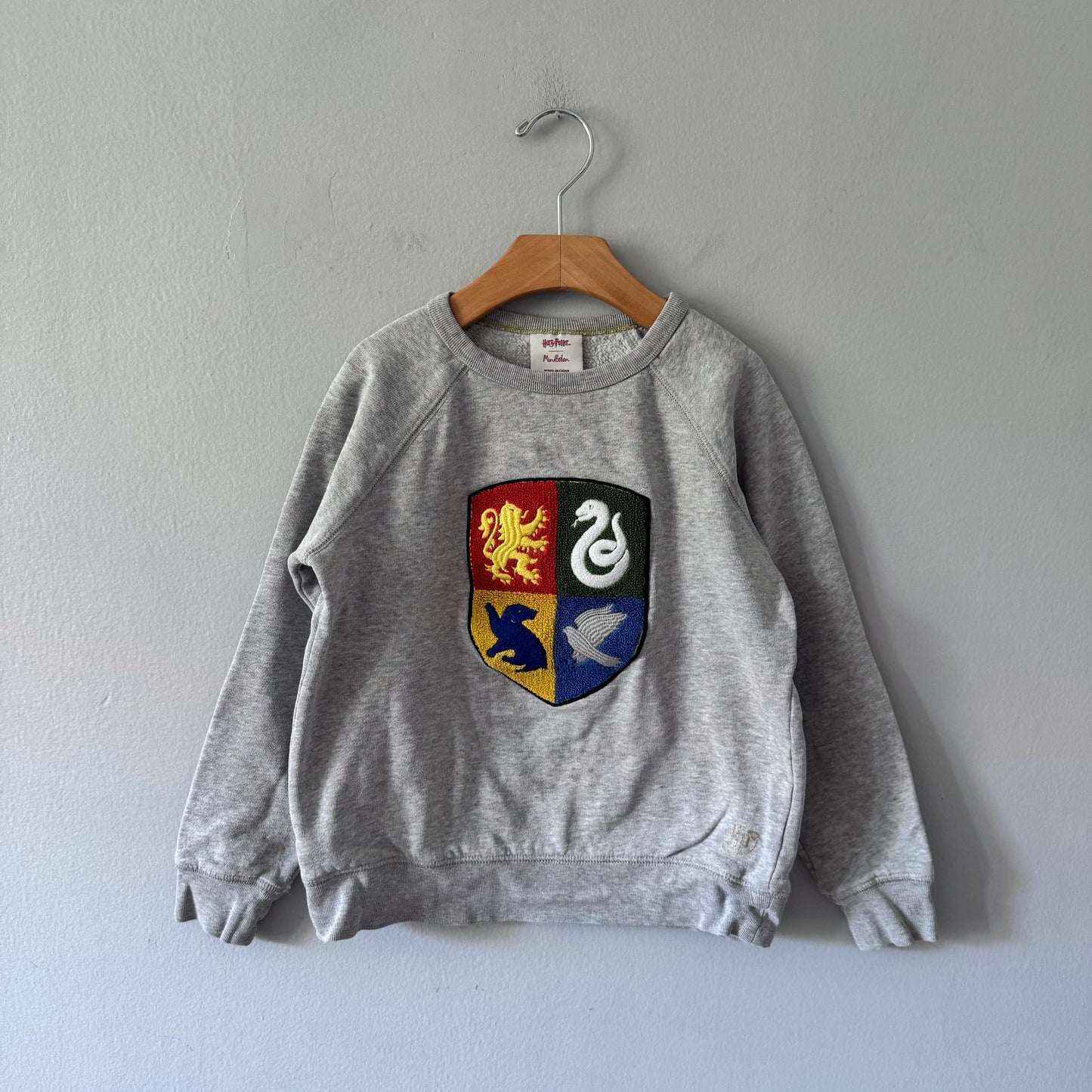 Harry Potter x Mini boden / Light grey sweatshisrt / 6-7Y
