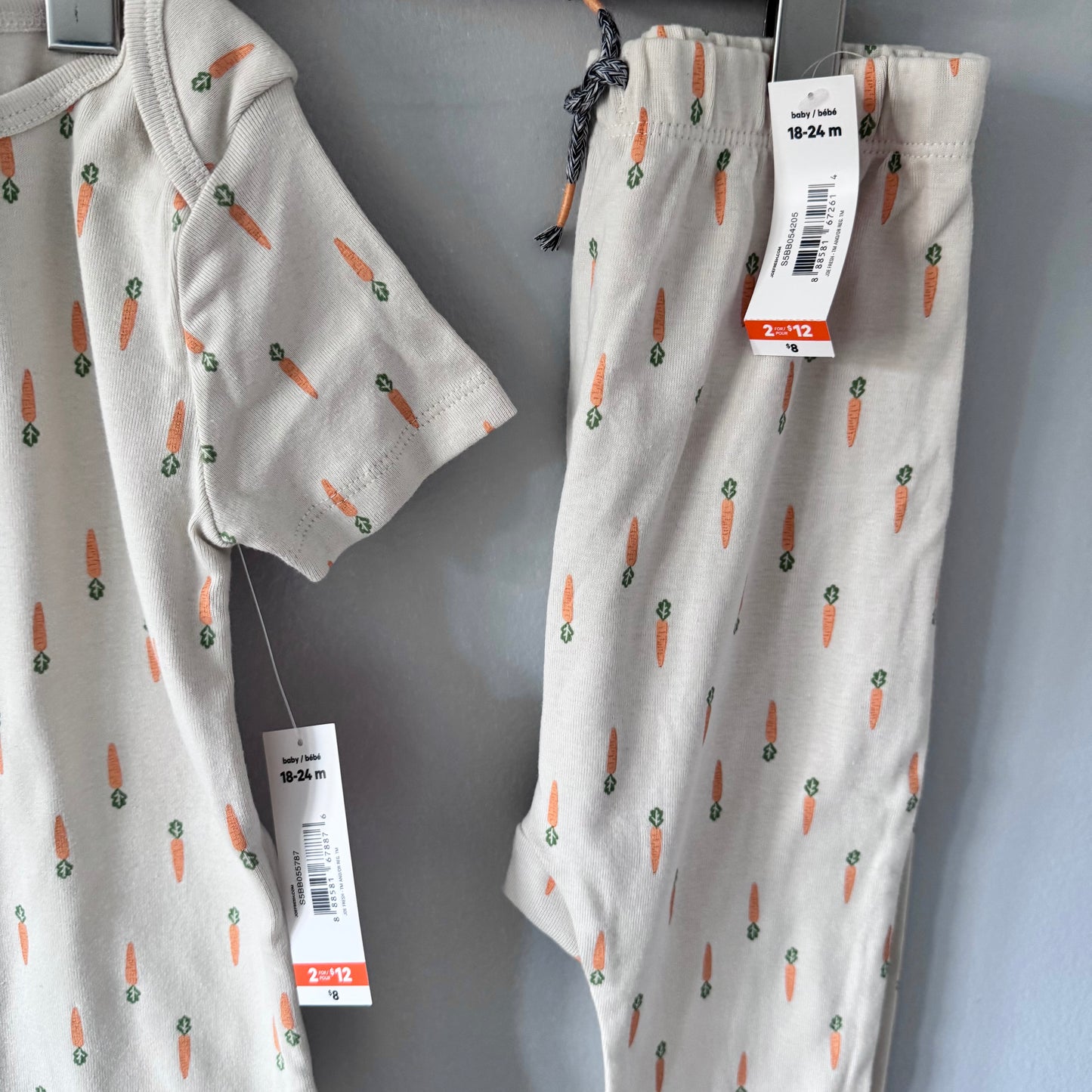 Joe Fresh / Grenouillère et pantalon Carotte / 18-24M - Neuf avec étiquette