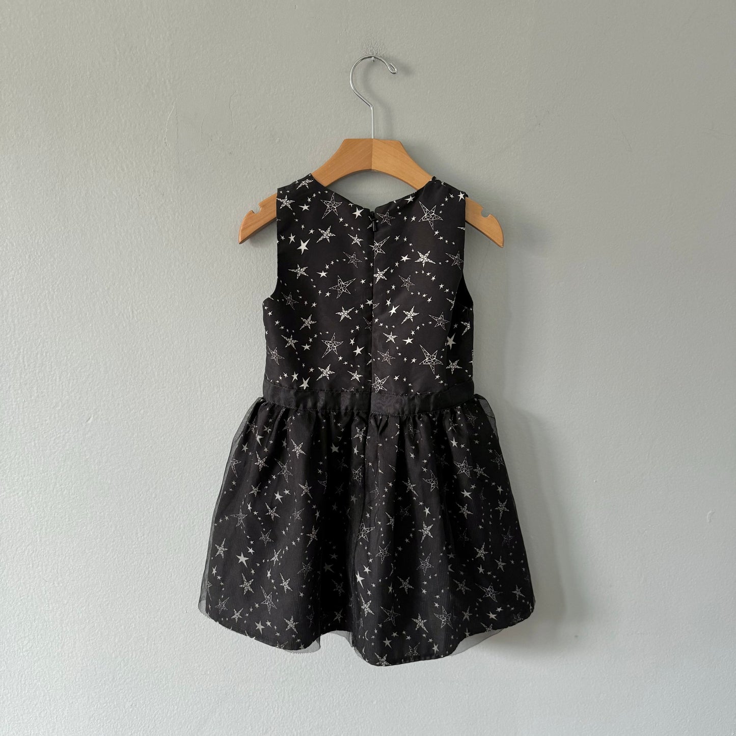 Name it. / Black x star tank dress / 2-3Y