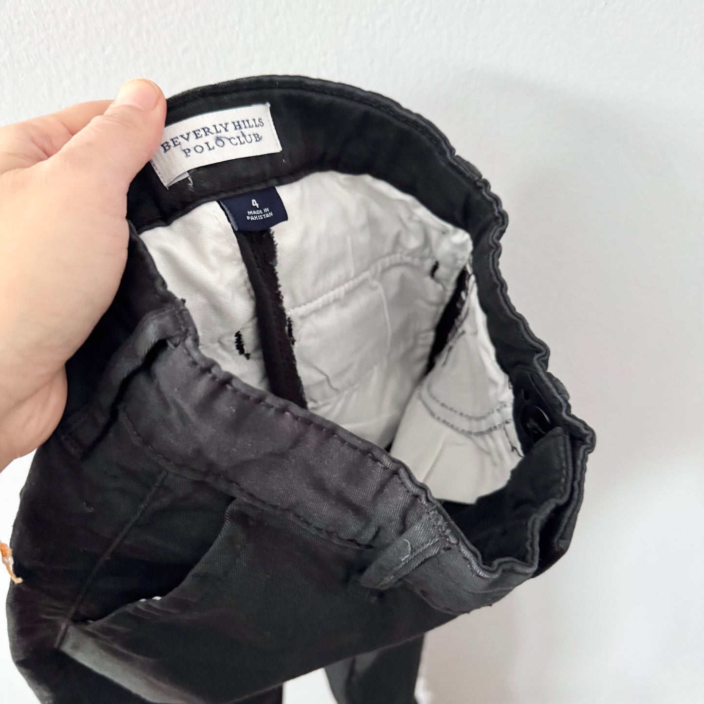 Beverllyhills Polo club / Black chino pants / 4T