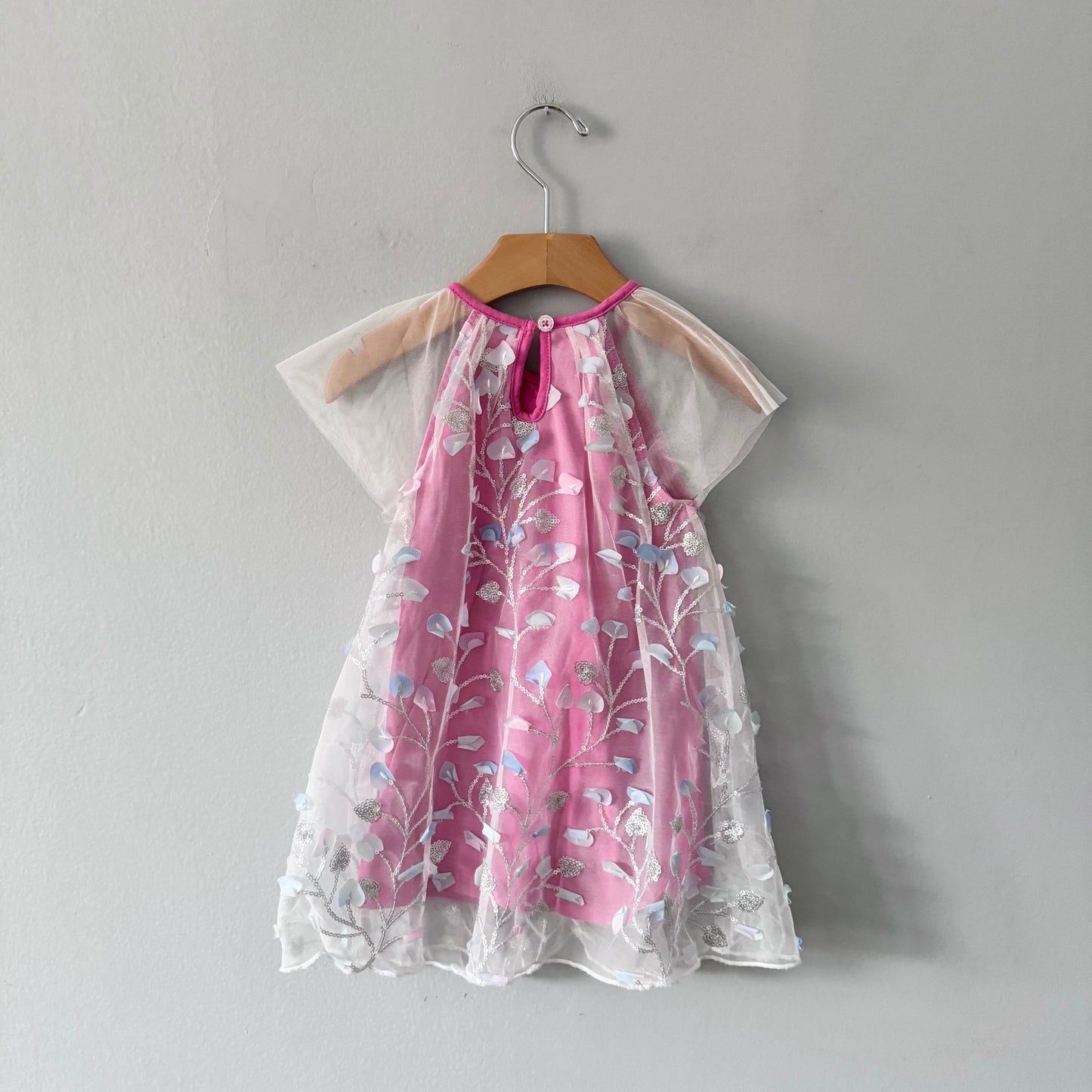 Hatley / Sheer pink dress / 18-24M